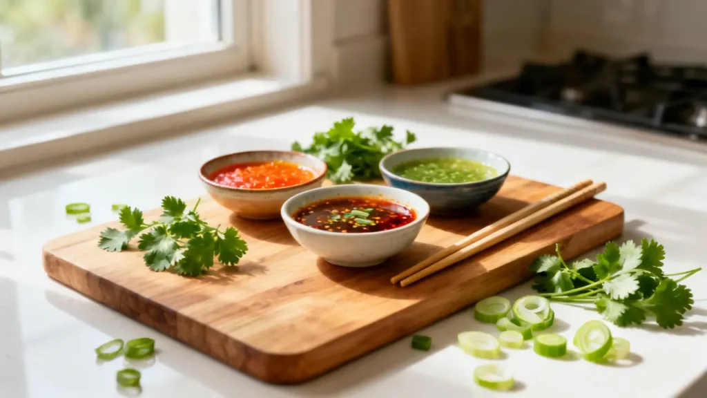 easy dipping sauces for dumplings and wontons