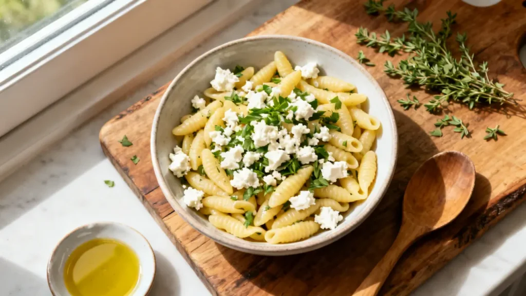 greek macarounes cavatelli
