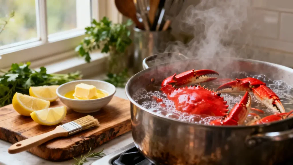 how to boil crab claws