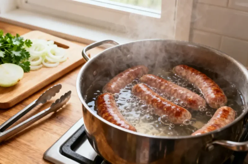 How to boil fresh polish sausage