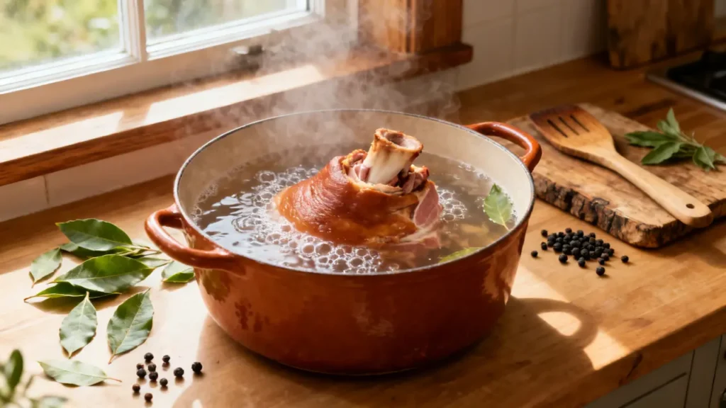 how to boil smoked ham hocks