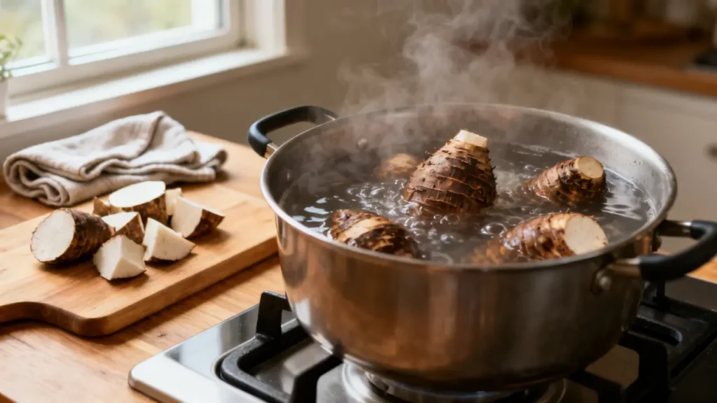 How to boil taro root 2 how to boil taro root