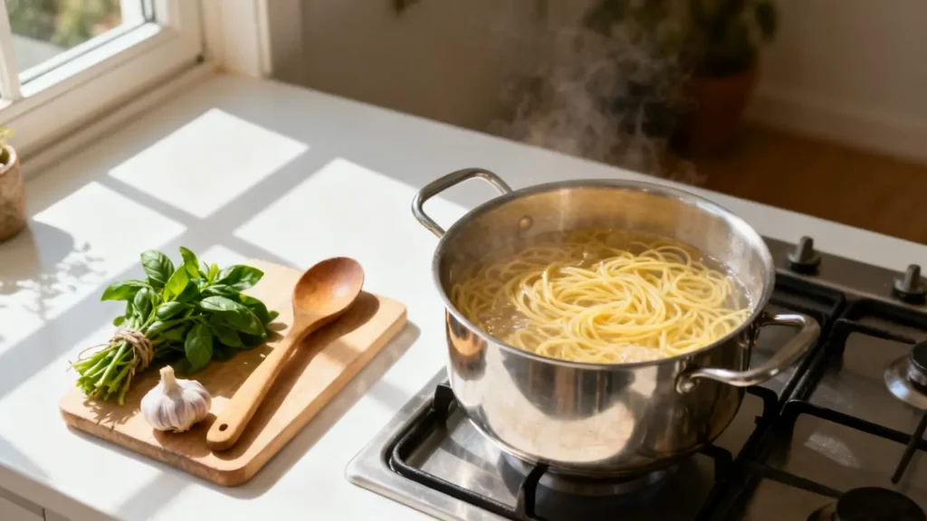 how to boil thin spaghetti