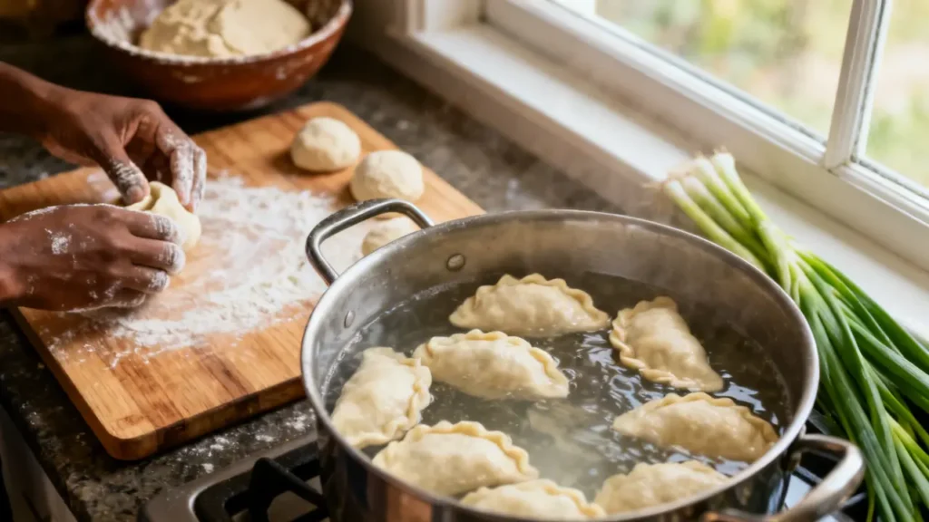 how to make jamaican boiled dumplings